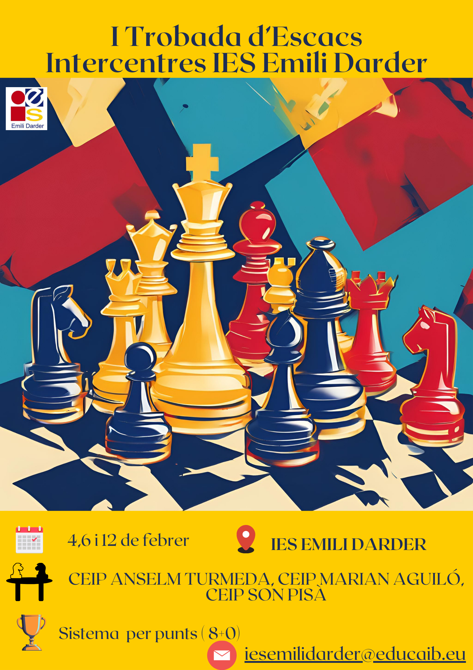 I Trobada d’Escacs Intercentres IES Emili Darder